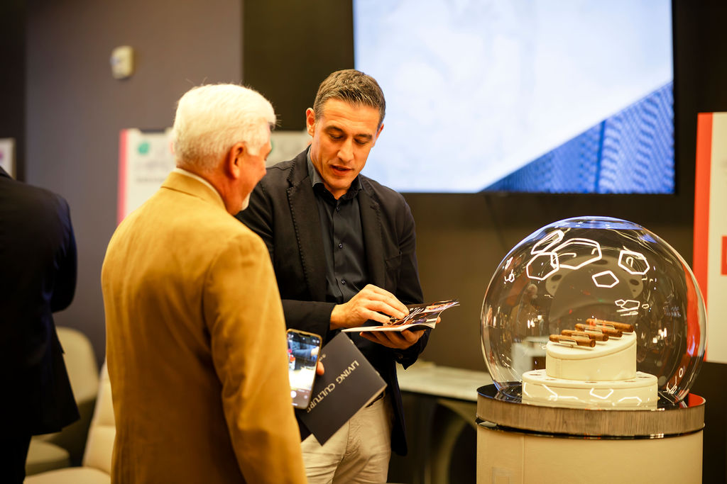 Vassil Kokali - Italian design trade show floor